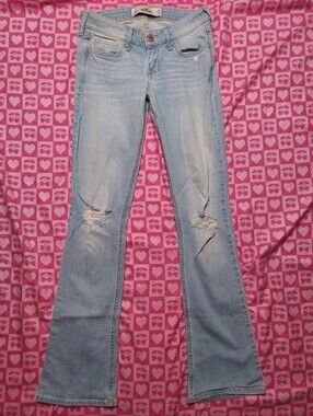 Light Blue Y2K Hollister Jeans